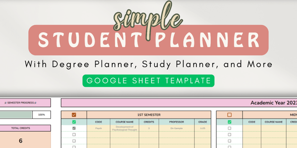 Student Planner Printable Free: Stay Organized & Crush Your Academic Goals student planner printable free