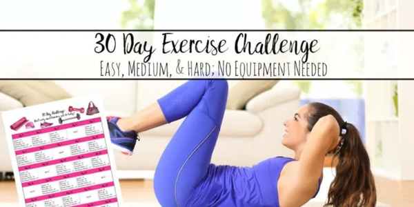 30 day weight loss challenge printable