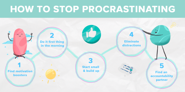 how to stop procrastinating immediately