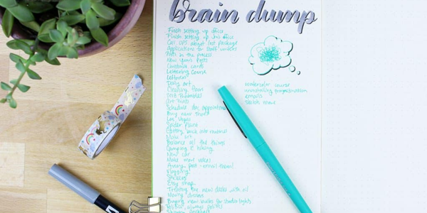 brain dump technique productivity